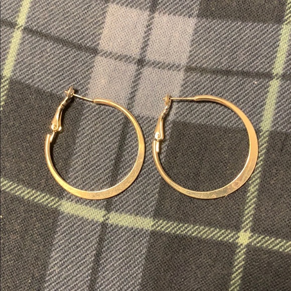Silver Hoops - Picture 2 of 2